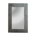 thumbnail image 1 of Chloe Lighting CH8M012SV36-VRT 30 in. Reflection Round Framed Wall Mirror, Black, 1 of 1
