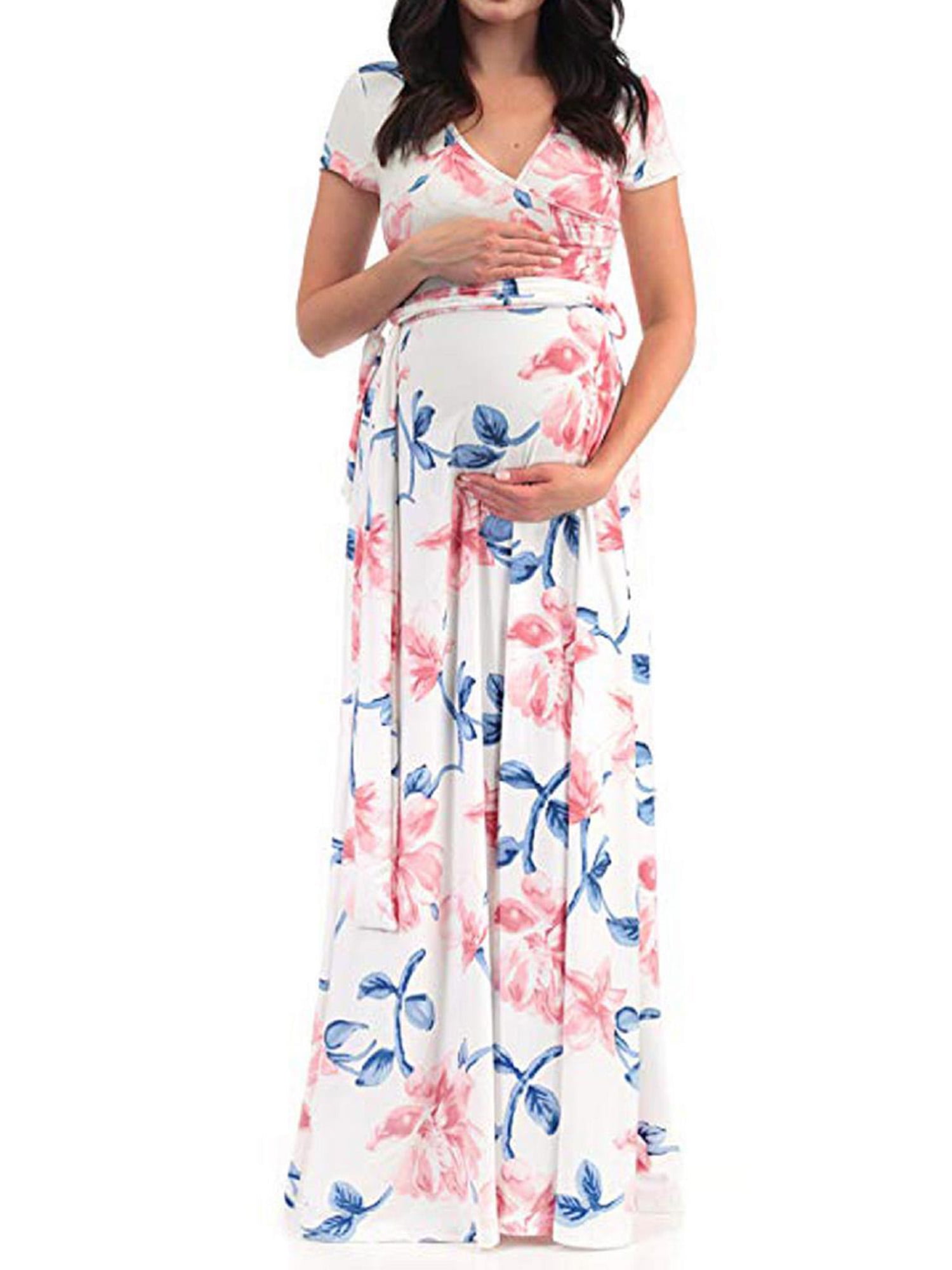 maternity high low dress