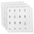 thumbnail image 1 of Raindrops Pegboard Wall Organizer Simple Design for Workspace 8 Hooks, 1 of 8