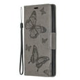 thumbnail image 6 of Galaxy Note 10 Cases Covers Wallet, Allytech Slim Fit Protective PU Leather Butterfly Embossed Kickstand Lightweight Shockproof Cards Slots Wallet Cover Case for Samsung Galaxy Note 10, Gray, 6 of 8