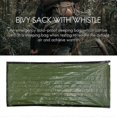thumbnail image 2 of Emergency Sleeping Bag Bivy Sack with Whistle Outdoor Survival Sleeping Bag Thermal Blanket for Camping Backpacking, 2 of 4