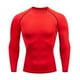 thumbnail image 5 of Guardurnaity Ropa interior térmica para hombre, medias deportivas de secado rápido, capas base para correr, ropa deportiva de manga larga, Fitness Rojo,XXXL 2Conjunto, 5 of 6