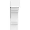 thumbnail image 2 of 3"W x 12"D x 12"H Standard Olympic Architectural Grade PVC Bracket with Block Ends, 2 of 11