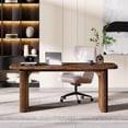 thumbnail image 4 of Finmind 62-Inch Executive Desk, Large Computer Office Desk, Modern Office Desks, 4 of 7