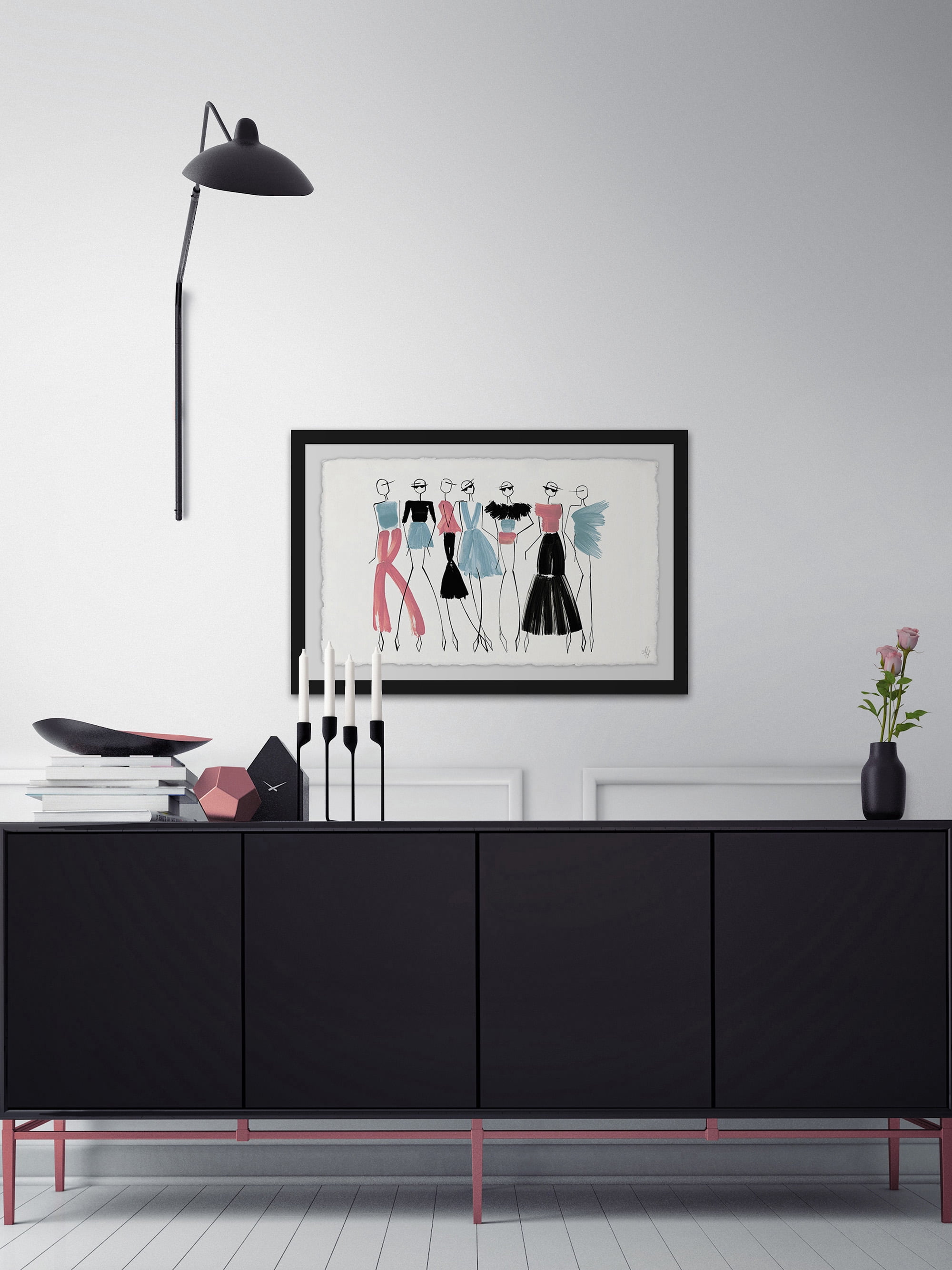 The Fashion Squad Framed Painting Print