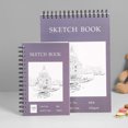 thumbnail image 6 of Homerr Acid-free Paper Sketchbook Spiral Bound Sketchbook A4 Hardcover Sketch Book Spiral Bound, 100 Sheets, Acid-Free for Art Students, 6 of 11
