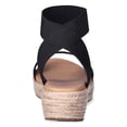 thumbnail image 3 of Wonder Nation Little & Big Girls Elastic Raffia Sandal, 3 of 5