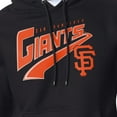 thumbnail image 3 of Men's Starter Black San Francisco Giants Modern Tailsweep Fleece Tri-Blend Pullover Hoodie, 3 of 3