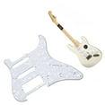 thumbnail image 2 of SIEYIO Electric Guitar Pickguard 3-Ply Anti-Scratch Plate for FD ST S-S-Double Parts Wh, 2 of 8