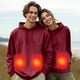 thumbnail image 1 of Manta, manta para sofá, sudadera con capucha térmica de moda, batería de larga duración, batería de alta capacidad, calefacción ergonómica, sudadera con capucha, 1 of 7