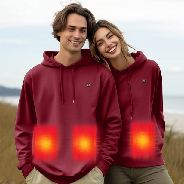 Manta de sofá, manta de sofá, sudadera con capucha calefactable de moda, batería de larga duración, batería de alta capacidad, diseño ergonómico.