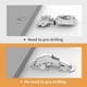 thumbnail image 4 of 2025 Latest Model 4 Pack 90 Degree Soft Close Surface Mount Spring Hinges, Easy, 4 of 5