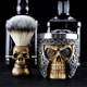 thumbnail image 2 of Cepillo de limpieza facial para hombres con forma de calavera y barba, cuenco de burbujas, cepillo de cerdas de nailon, herramienta de limpieza facial, 2 of 5