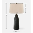 thumbnail image 3 of Uttermost Jett Black Table Lamp, 3 of 8