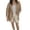 Khaki, variant on tasrioml Women's Casual One Button Cotton Linen Blazer Long Sleeve Suit Coat Casual OL Work Blazer Jacket for Spring Summer