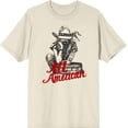 thumbnail image 3 of All American Cowgirl Adult Natural Crew Neck Short Sleeve Tee-Small, 3 of 4