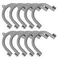 thumbnail image 6 of LEORX 10Pcs Grey Plastic U Shaped Hose Guide for Washing Machine Accessory, 6 of 8