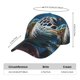 thumbnail image 2 of Balery Ocean Coral Turtle Gorra de béisbol de tamaño ajustable para correr, entrenar y actividades al aire libre. Gorra de papá para todas las estaciones., 2 of 6