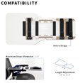 thumbnail image 6 of VIVO White Universal Wooden Adjustable Arm Rest Mouse Pad with Security Straps, 6 of 9