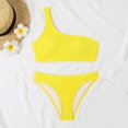 thumbnail image 6 of XIYON Womens Bikini Sets New Bikini Backless One Shoulder Personality Swimsuit Swimwear Beach Vacation Clothes, 6 of 7