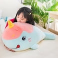 thumbnail image 1 of 2022 Sweet Tube Whale Pillow / Cute Super Cute Whale Plush Toy / Cushion / Children's Birthday Gift / Family Decorationblue70cm Deng Xun unisex, 1 of 2