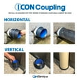 thumbnail image 4 of Fernco ICON Pushfit 6 In. Internal Pipe Connector IC66P, 4 of 6