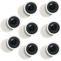 Polk Audio RC60i 2 Way In Ceiling Speakers - 8 Pack (White)