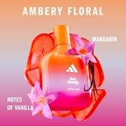 Adidas Vibes Get Comfy Eau de Parfum For All, Calming and Warming, Long Lasting Fragrance, Vanilla and Mandarin 50ml (1.6oz)
