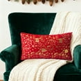 thumbnail image 6 of NWOKYZGH Christmas Lumbar Pillow Cover 12x20 Christmas Decorations Soft Plush Xmas theme Throw Pillow Covers Winter Xmas Home Bedroom Sofa Decor, 6 of 6