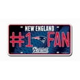 thumbnail image 1 of New England Patriots License Plate - #1 Fan, 1 of 1