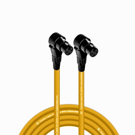 Coluber Cable - Right Angle XLR Female to Right Angle XLR Cable Female