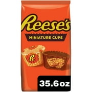 Reese,S Miniatures Milk Chocolate Peanut Butter Cups, Easter Candy Party Pack, 35.6 Oz