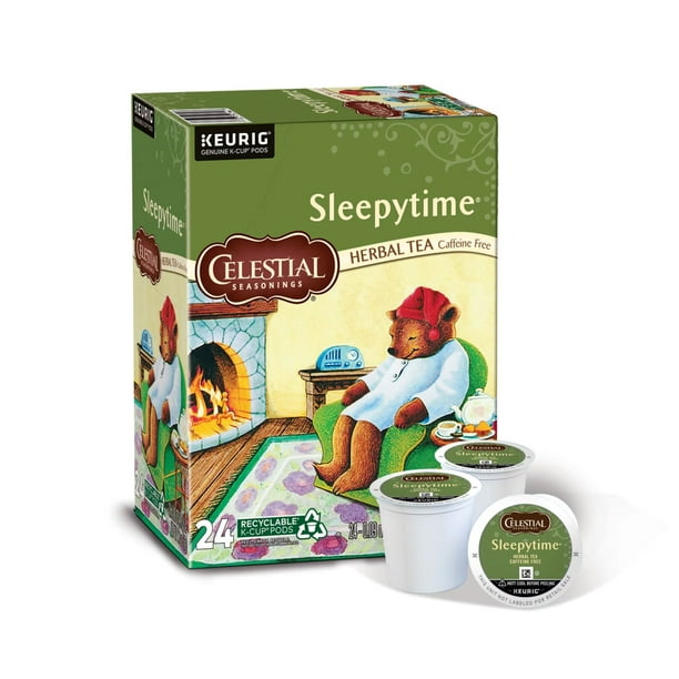 Celestial Seasonings Sleepytime CaffeineFree Herbal Tea KCup Pods, 24