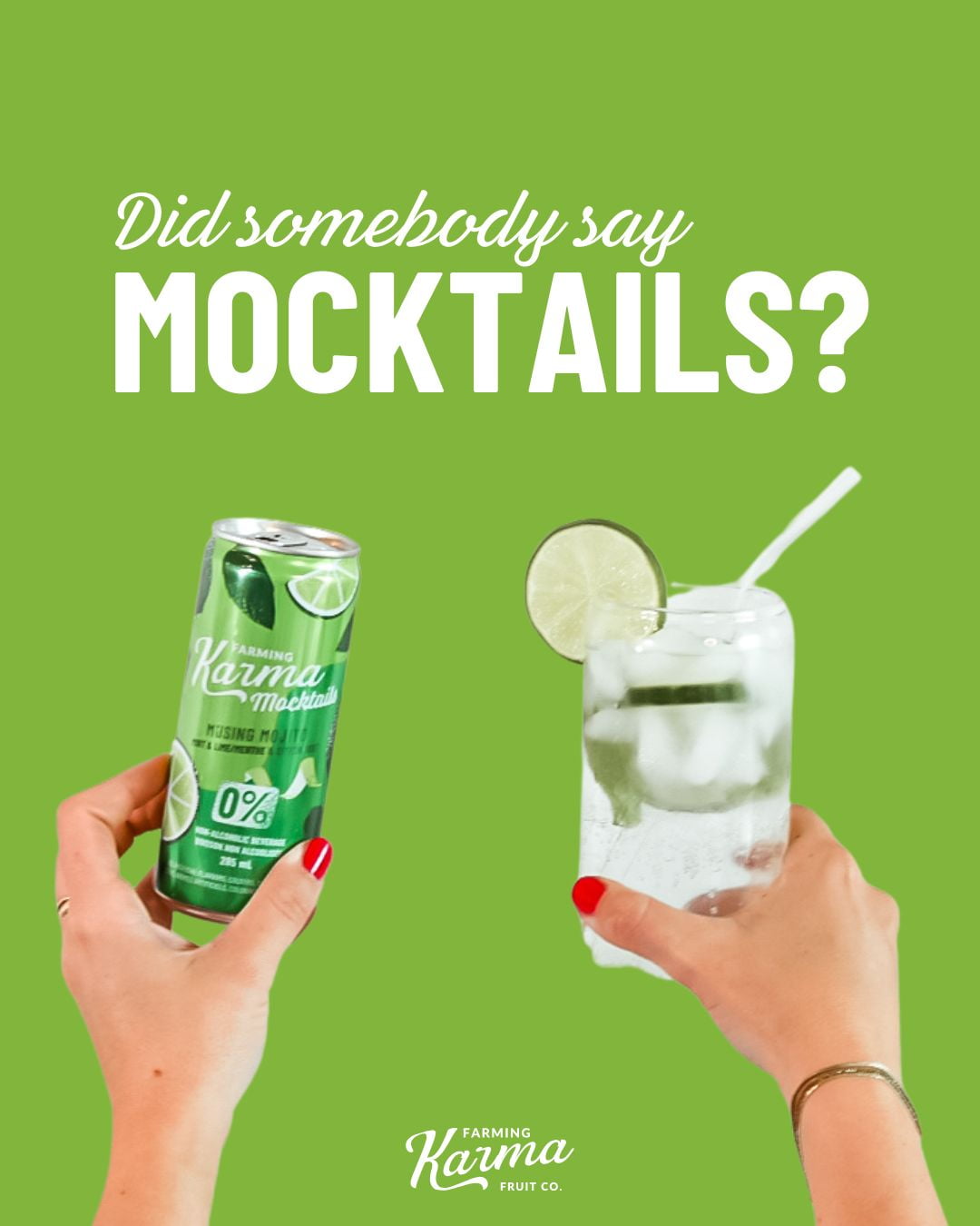 Mocktail Musing Mojito 0% Alc 4x285ml