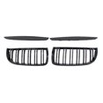 thumbnail image 1 of Yeacher 2Pcs Gloss Black Front Hood Kidney Grille Racing Grille Replacement for E90 4 Door 2005-2008, 1 of 7