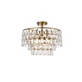 thumbnail image 1 of Mila 18 inch flush mount in brass, 1 of 4