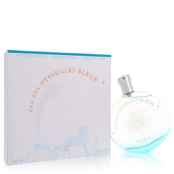 Eau des Merveilles Bleue by Hermes Eau De Toilette Spray 3.4 oz for Women