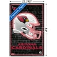 thumbnail image 3 of NFL Arizona Cardinals - Neon Helmet 23 Wall Poster with Pushpins, 22.375" x 34", 3 of 4