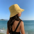 thumbnail image 2 of Chapeaux de Randonnée pour Femmes Casque Rigide avec Visière Rétractable Chapeaux Mode Équipement Chapeau Visière Courbée Chapeau de Cowboy Chapeaux pour Femmes sous-Visière Tendance pour la Plage Chapeau Haut de Gamme Chapeaux de Soleil pour Femmes Hommes Été Grand Bord Plage, 2 of 3