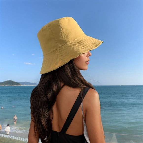 Beach Hats for Women Floppy Foldable Hat Side Cover Women Rain Hat Foldable Beach Hat Foldable Sunhat Garden Hat for Women Running Hat Men Large Mens Hat Beach Hats for Women Large Head Mens