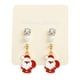 thumbnail image 3 of 1/2/3 piezas Ear Stud Pendiente de Navidad Decoración Fiesta de bodas 2pcs Sunnimix Christmas Ear Stud, 3 of 8