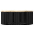 thumbnail image 6 of Simpli Home Demy 35 inch Wide Solid Mango Wood Industrial Contemporary Coffee Table in Natural, Black, Fully Assembled, 6 of 7