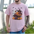 thumbnail image 3 of Weiner Dog Witch Happy Halloweenie Cute Halloween Dachshund T-Shirt, Multicolors, Size S-5XL, 3 of 5