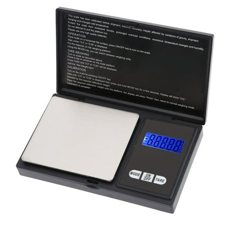 High Accuracy Mini Electronic Digital Pocket Scale Jewelry Weighing Balance Portable 650g/0.1g Blue LCD (Best Digital Bathroom Scales Uk)