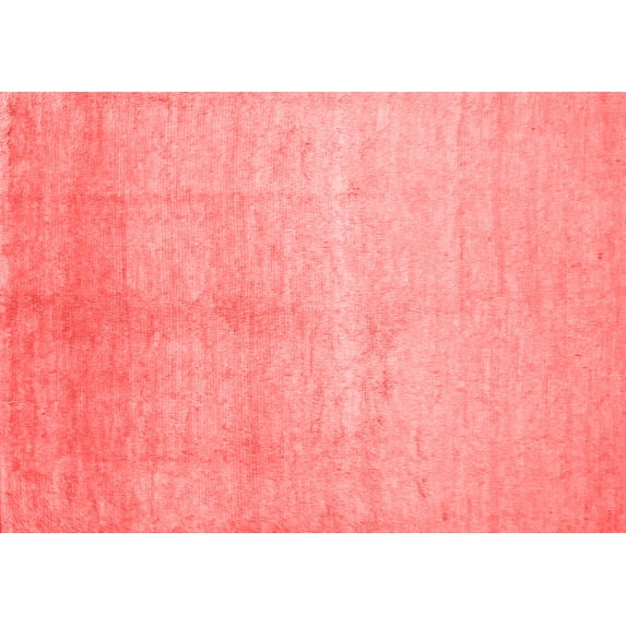 Ahgly Company Indoor Rectangle Abstract Red Contemporary Area Rugs, 3' x 5'