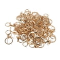thumbnail image 1 of 50 Uds llavero con gancho a presión llavero de aleación cierre de langosta para llavero joyería DIY cordón artesanal, 1 of 8