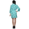 thumbnail image 4 of Moomaya Printed Bathrobe For Girls Kimono Bathrobes For Women Short Nightgown, 4 of 5