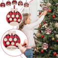 thumbnail image 3 of 1x Adorno de árbol de Navidad de madera para la familia, mini adornos navideños, regalo S2Q3, 3 of 6