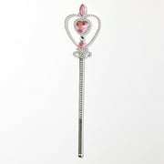 Claire's Baby & Toddler Pink and Silver Bling Heart Wand, 15 inch