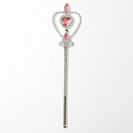 Claire's Baby & Toddler Pink and Silver Bling Heart Wand, 15 inch